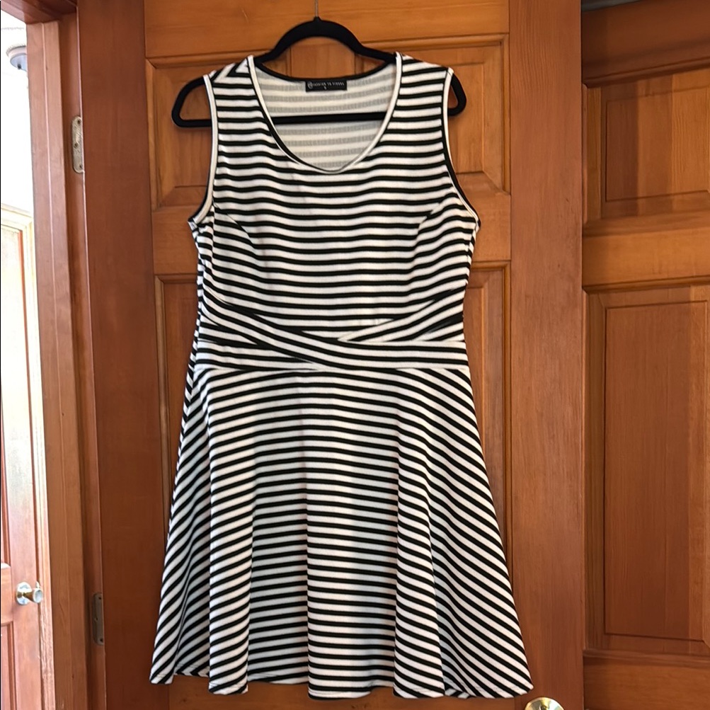Stylish Black & White Dress